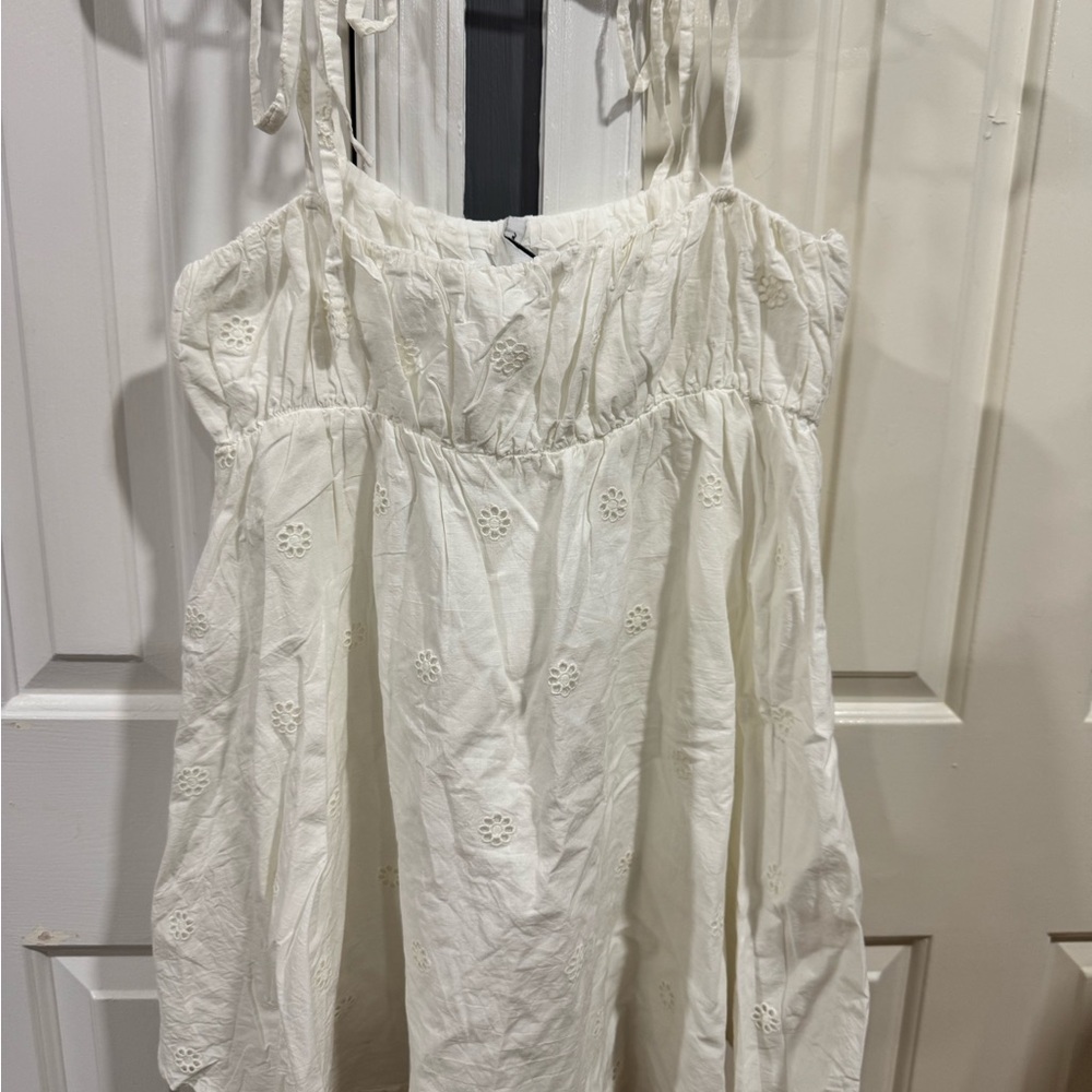 White Eyelet Sundress